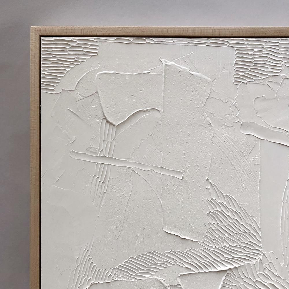 EASY DIY // Plaster Textured Wall Art