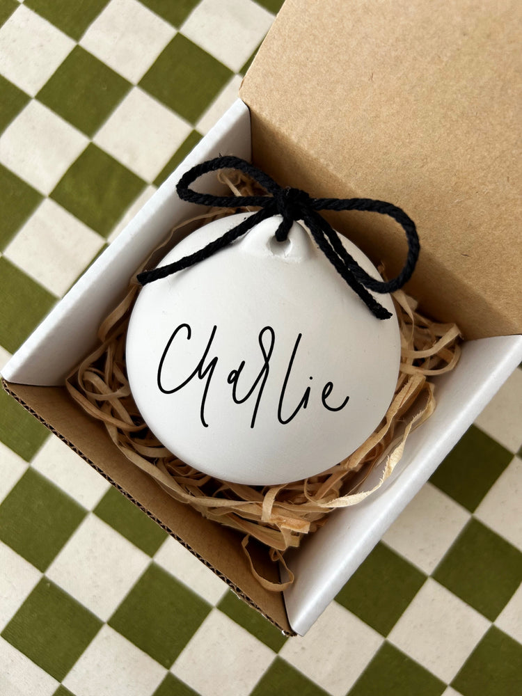 
                  
                    Scandi Ceramic Christmas Ornament
                  
                