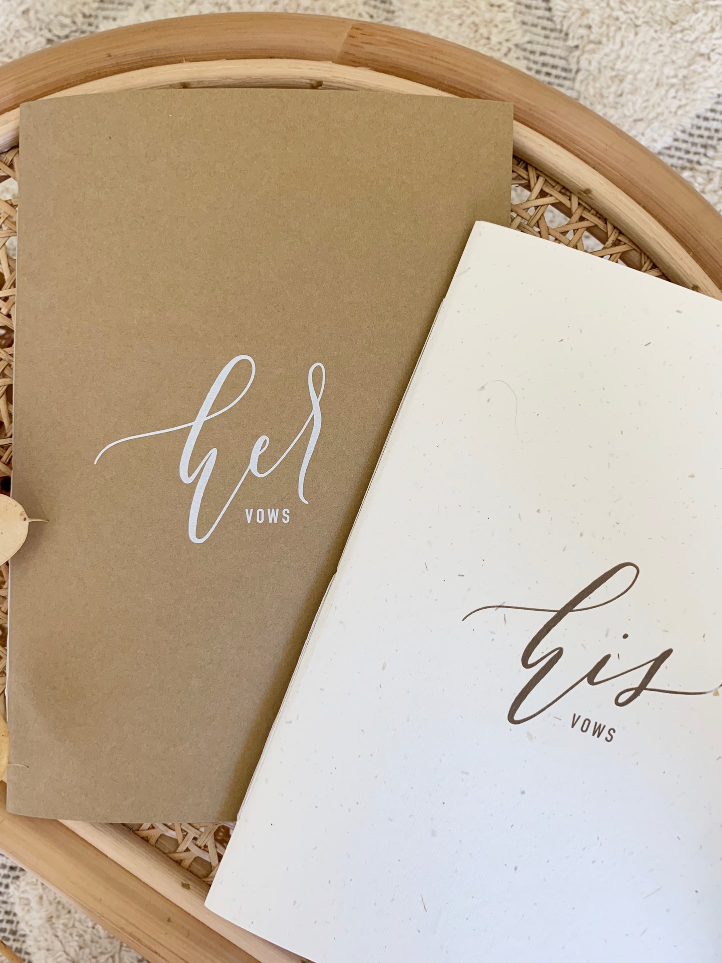 
                  
                    Wedding Vow Books / Set of 2
                  
                