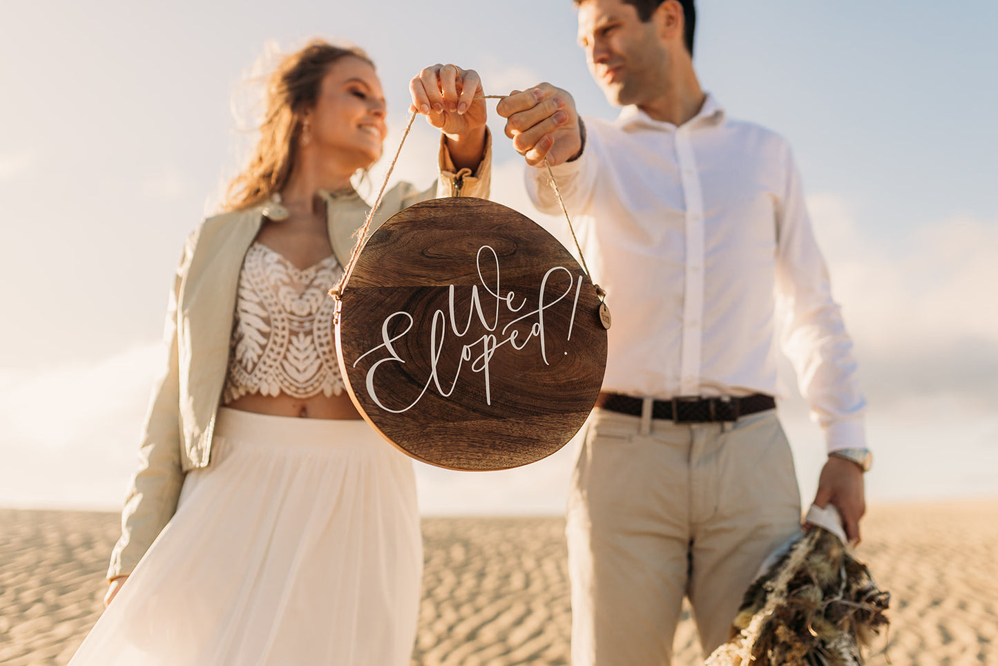 
                  
                    We Eloped Wedding Keepsake Plaque
                  
                