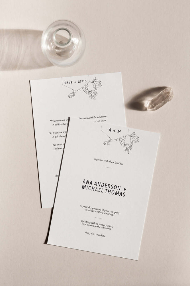 
                  
                    Magnolia 2-Piece Wedding Invitation Suite
                  
                
