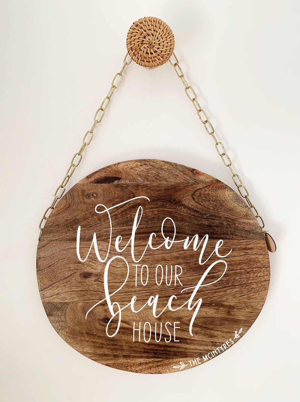 Welcome To Our Beach House Plaque
