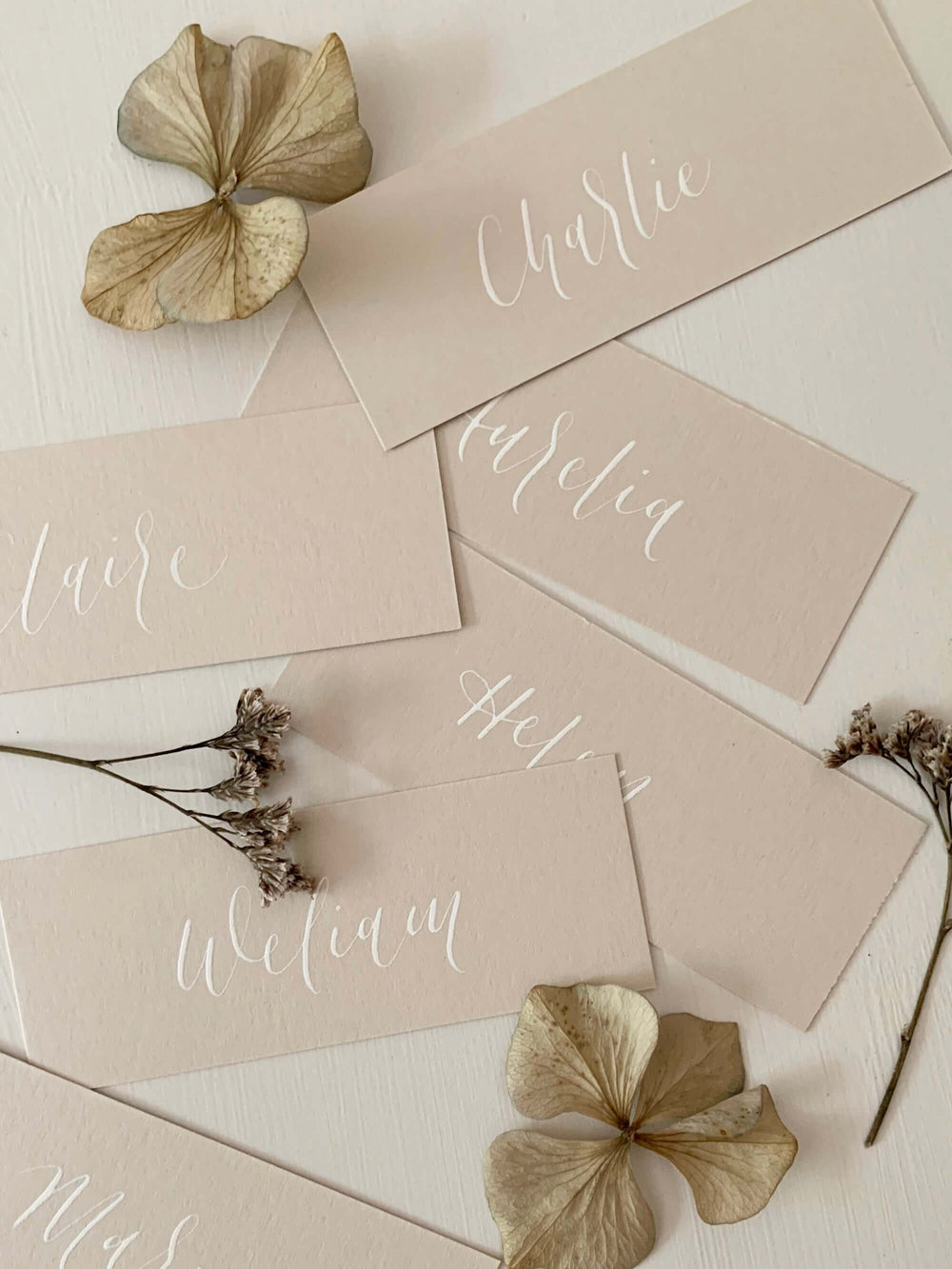 Calligraphy Place Cards